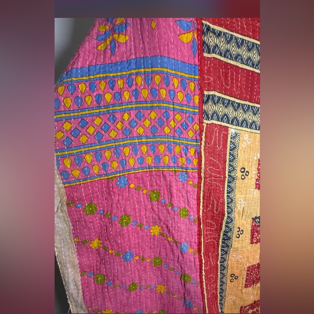 Kantha Quilt - Picture 2 of 4
